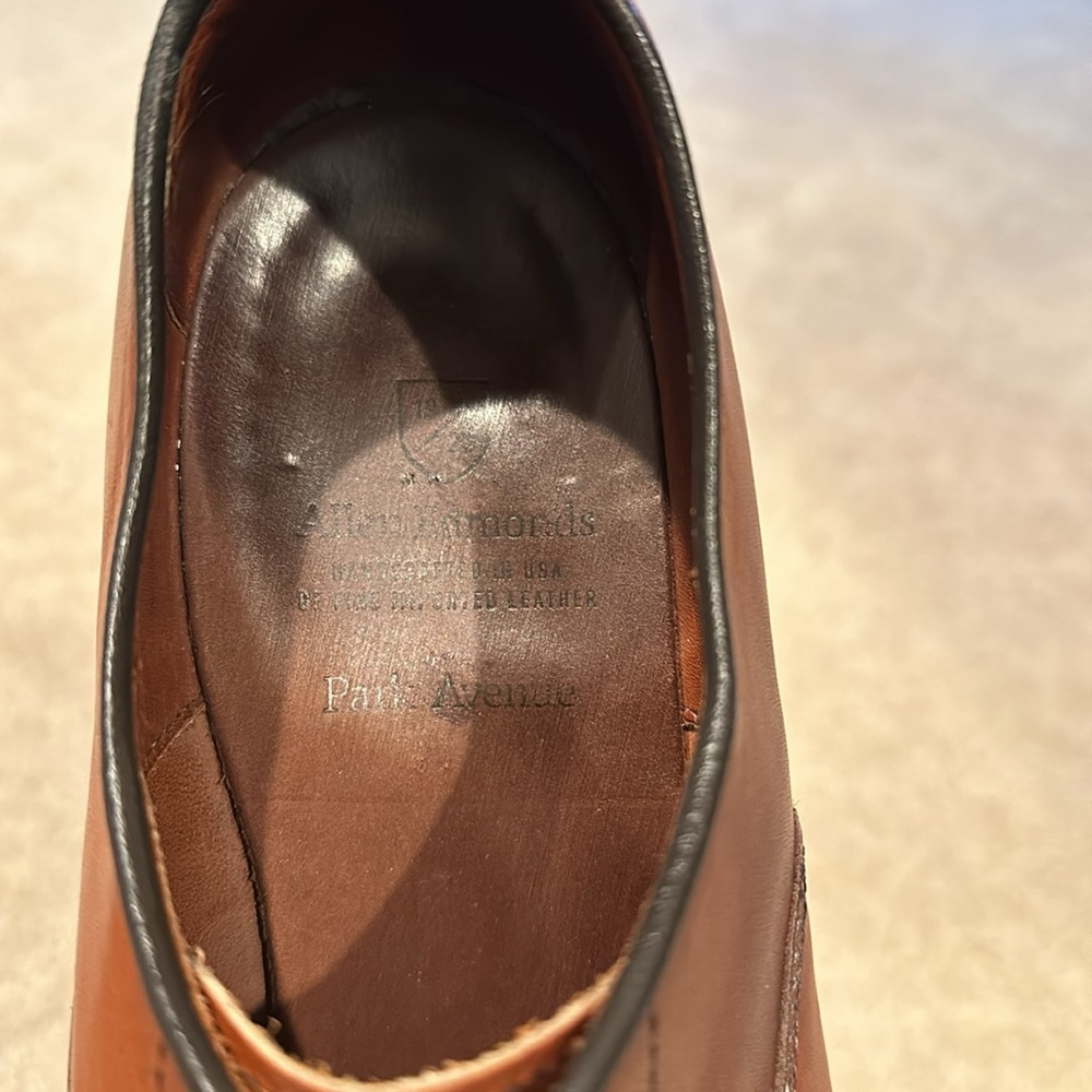 Allen Edmonds Park Avenue, size 9 D, brown - Picture 5 of 7